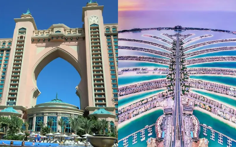 Palm Jumeirah and Atlantis The Palm